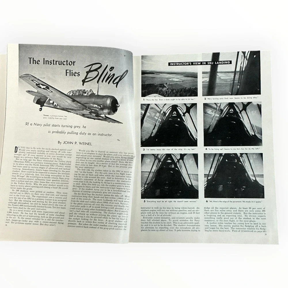 Flying Magazine October 1949 Vintage Aviation McDonnell FH-1 Phantom Navy WWII
